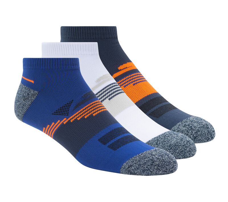Low Cut Ankle Socks - 3 Pack, BLUE, largeimage number 0