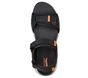 Skechers GOwalk Arch Fit Sandal, BLACK / ORANGE, large image number 1