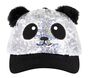 Skechers Sequin Panda Hat, SILVER / BLACK, large image number 2