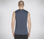 Skechers Apparel On the Road Muscle Tank, BLUE  /  GRAY, large image number 1