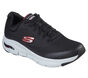Skechers Arch Fit, BLACK / RED, large image number 5