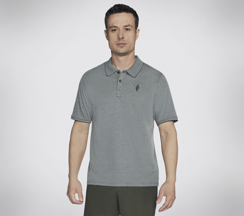 Skechers Off Duty Polo, CHARCOAL, largeimage number 0