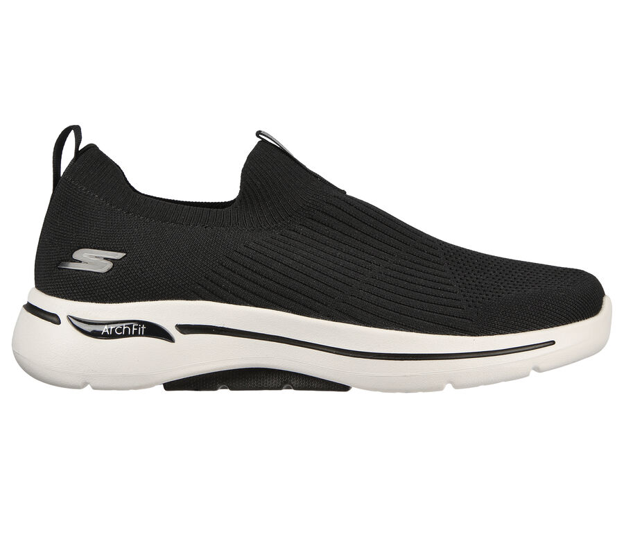 Skechers GOwalk Arch Fit - Iconic, BLACK / WHITE, largeimage number 0