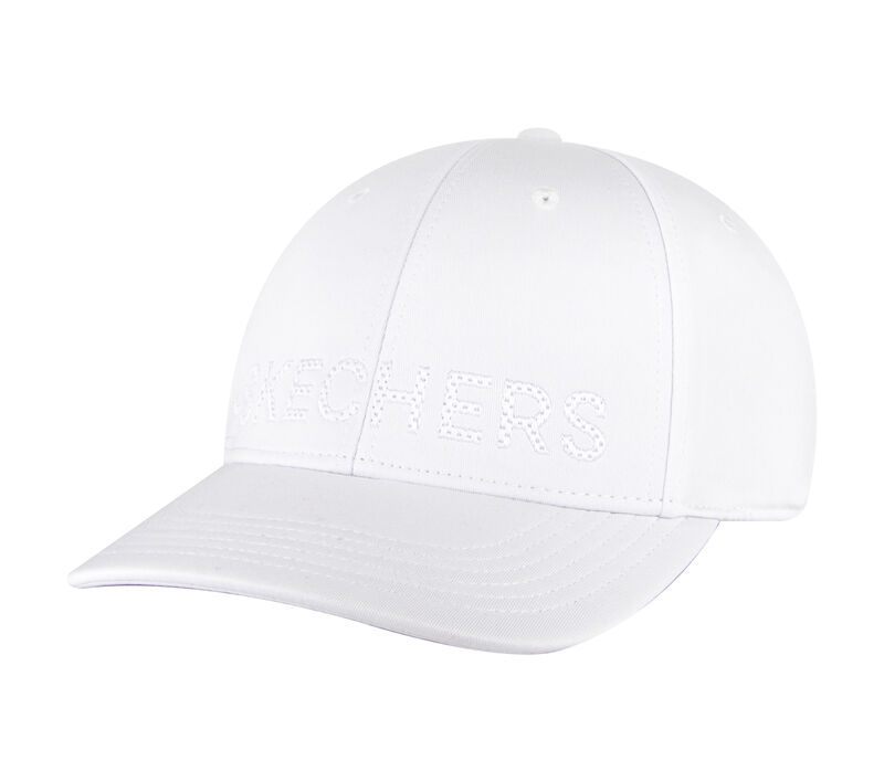 Skechers Tonal Logo Hat, WHITE, largeimage number 0