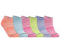 6 Pack Low Cut Color Stripe Socks, MEHRFARBIG, large image number 0