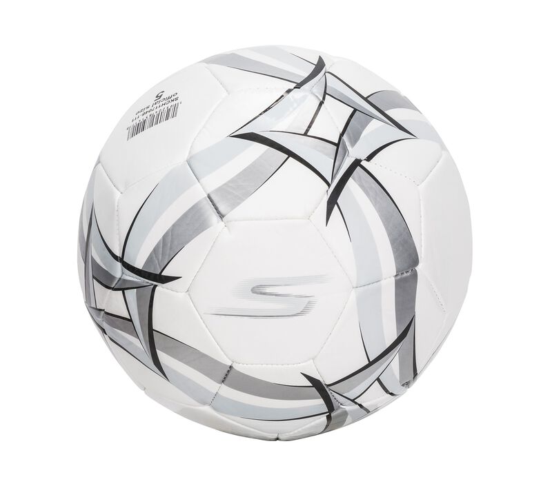 Hex Multi Wide Stripe Size 5 Soccer Ball, WHITE, largeimage number 0