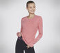 GO DRI SWIFT Long Sleeve Crew, RED / PINK, large image number 0