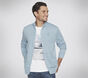 The Hoodless Hoodie GO WALK Everywhere Jacket, LIGHT BLUE / WHITE, large image number 2