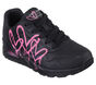 Skechers x JGoldcrown: Uno - Dripping In Love, SCHWARZ / ROSA, large image number 4