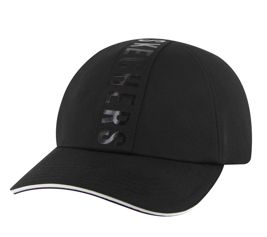 Wrap Logo Baseball Hat, BLACK, largeimage number 0
