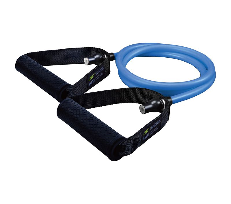 Fitness Resistance Tube Medium, BLUE, largeimage number 0
