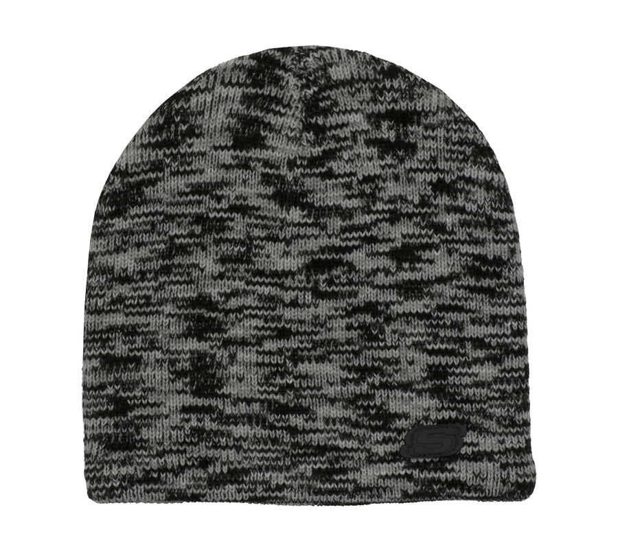 Space Dyed Beanie Hat, GRAY, largeimage number 0