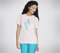 Pacific Palms Diamond Tee, PINK / SILVER, large image number 0