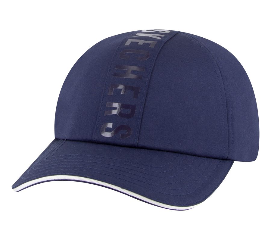 Wrap Logo Baseball Hat, MARINE, largeimage number 0
