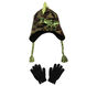Camouflage T-rex Hat and Glove Set, CAMOUFLAGE, large image number 0