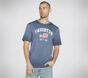 Skechers Skech-Dye Americana 92 Tee Shirt, NAVY, large image number 0
