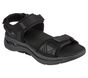 Skechers GOwalk Arch Fit Sandal, BLACK / CHARCOAL, large image number 0