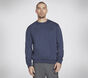 SKECH-SWEATS Definition Crew, CHARCOAL / NAVY, large image number 0
