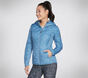 Skechers GOwalk Wear Everyday Puffer Jacket, BLUE  /  GRAY, large image number 0