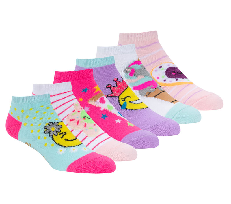 Smiley Floral Socks - 6 Pack, MEHRFARBIG, largeimage number 0