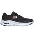 Skechers Arch Fit, BLACK / RED, swatch