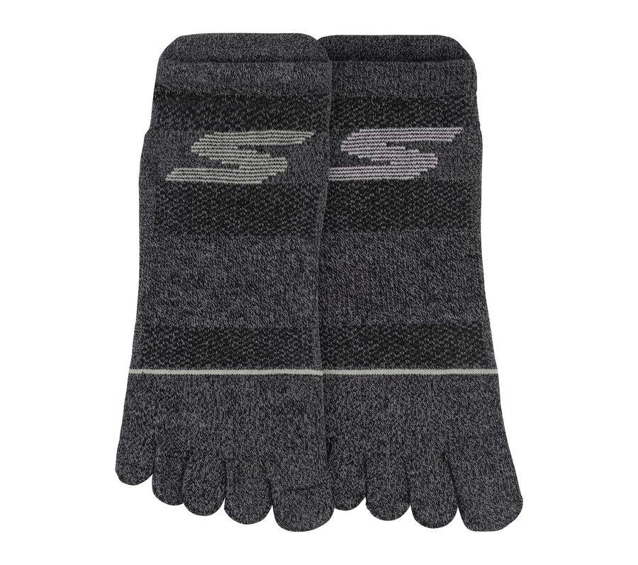 2 Pack Low Cut Toe Socks, GRAY, largeimage number 0