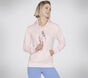 SKECH-SWEATS Watercolor Diamond Pullover Hoodie, PINK / GRAY, large image number 0