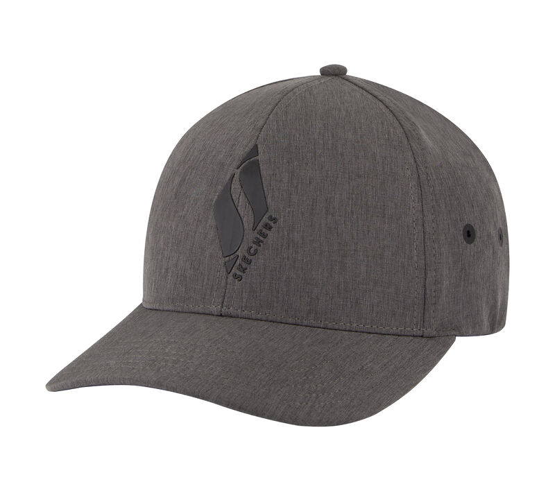 Skechers Accessories - Diamond S Hat, CHARCOAL, largeimage number 0
