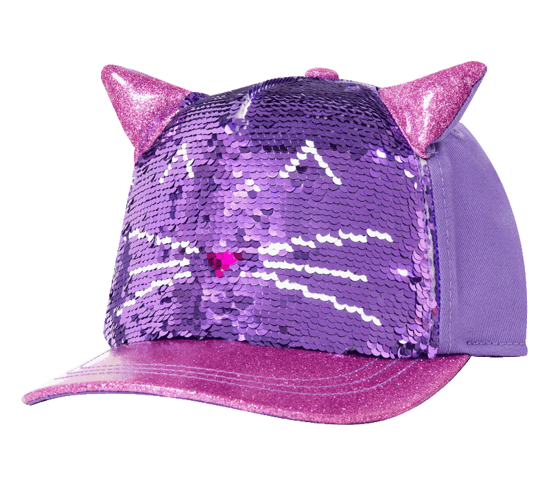 Cat Ear Hat, PURPLE, largeimage number 0