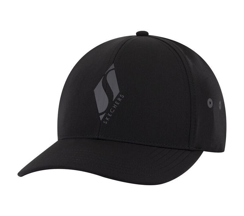 Skechers Accessories - Diamond S Hat, BLACK, largeimage number 0