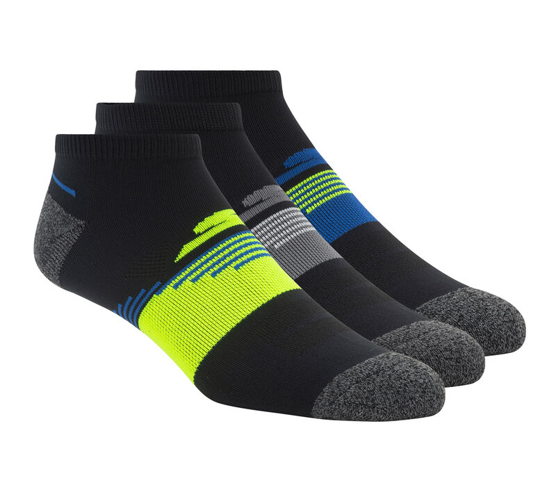 Low Cut Ankle Socks - 3 Pack, BLACK, largeimage number 0