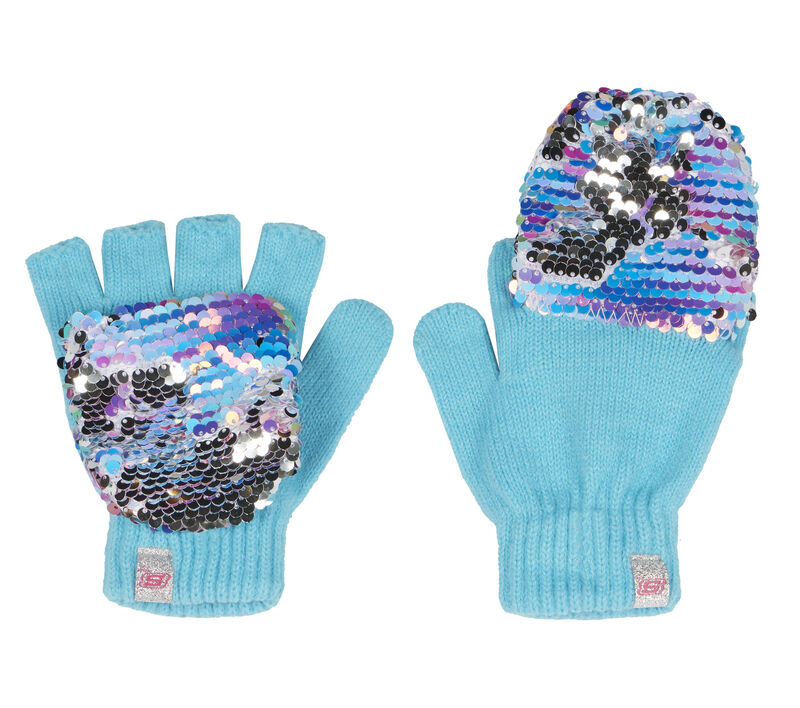 Convertible Mermaid Sequin Gloves - 1 Pack, MEHRFARBIG, largeimage number 0