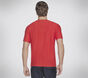 GO DRI All Day Solid Tee, SILBER / ROT, large image number 1