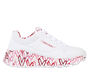 Skechers x JGoldcrown: Uno Lite - Lovely Luv, WHT / ROT / PNK, large image number 0