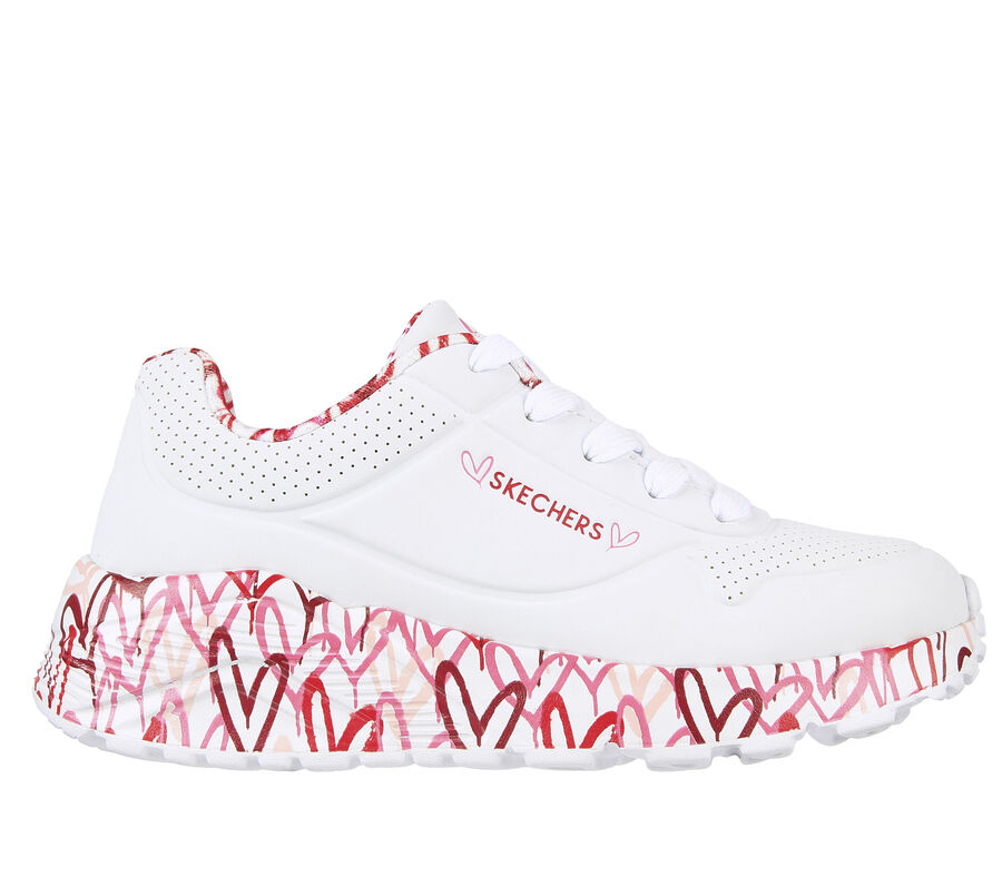 Skechers x JGoldcrown: Uno Lite - Lovely Luv, WHT / ROT / PNK, largeimage number 0