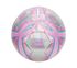 Hex Multi Mini Stripe Size 5 Soccer Ball, SILBER / LIGHT ROSA, swatch