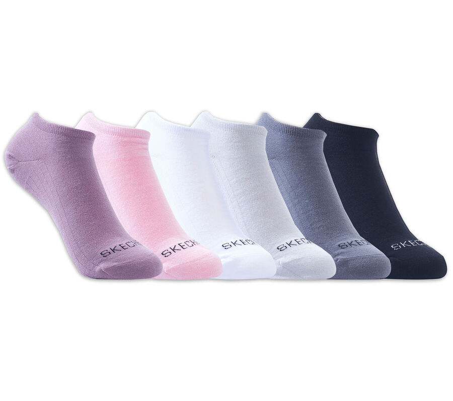 6 Pack Color Liner Socks, ASSORTED, largeimage number 0