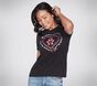 BOBS Apparel - Glitter Heart Crew Tee Shirt, SCHWARZ, large image number 0