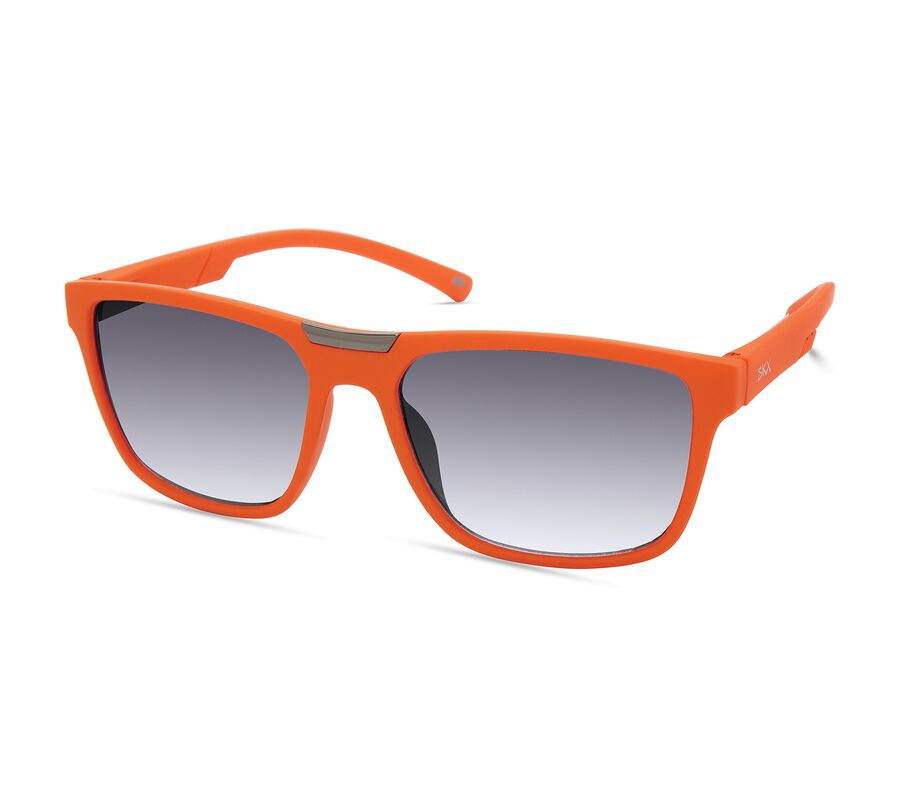 Matte Wayfarer Sunglasses, ORANGE, largeimage number 0