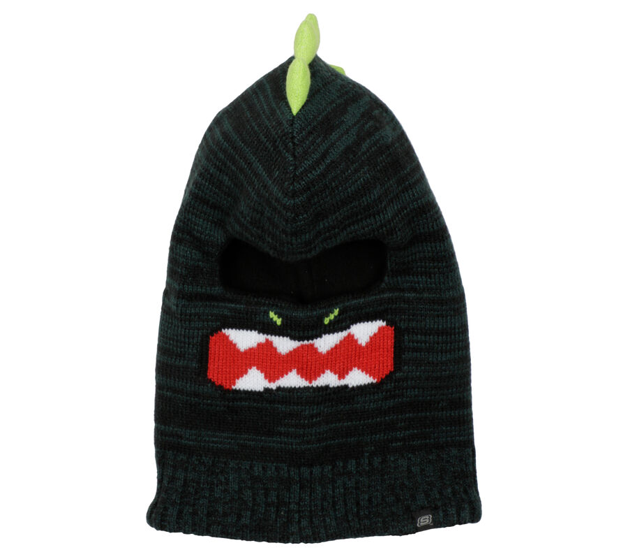 Dino 3D Pullover Hat, GREEN, largeimage number 0