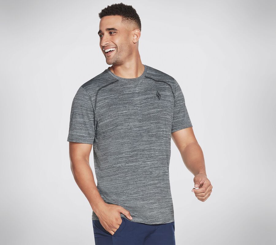 Skechers Apparel On the Road Tee, LIGHT GRAY, largeimage number 0