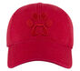 Paw Print Twill Washed Hat, ROT, large image number 2