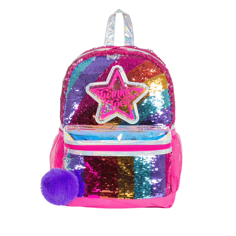 Confetti Rainbow Backpack, MEHRFARBIG, largeimage number 0