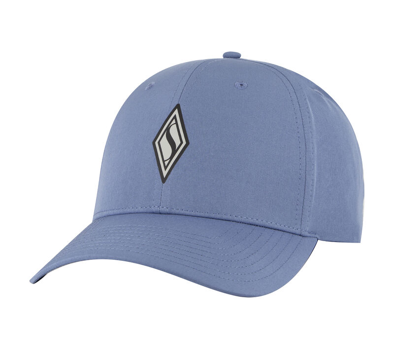 SKECHWEAVE Diamond Snapback Hat, BLAU / GRAU, largeimage number 0