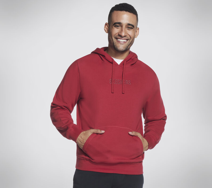 SKECH-SWEATS Incognito Hoodie, RED / RED, largeimage number 0