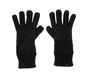Contrast Knit Gloves - 1 Pair, BLACK, large image number 1