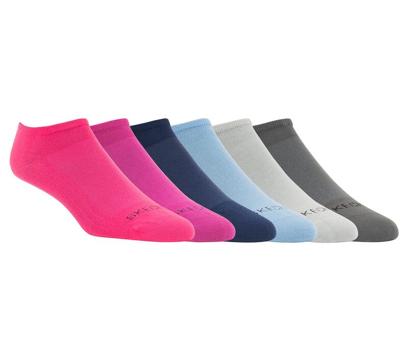 6 Pack Color Liner Socks, MEHRFARBIG, largeimage number 0