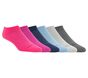 6 Pack Color Liner Socks, MEHRFARBIG, large image number 0