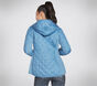 Skechers GOwalk Wear Everyday Puffer Jacket, BLUE  /  GRAY, large image number 1