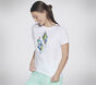 Butterfly Shadow Diamond Tee, WHITE, large image number 2